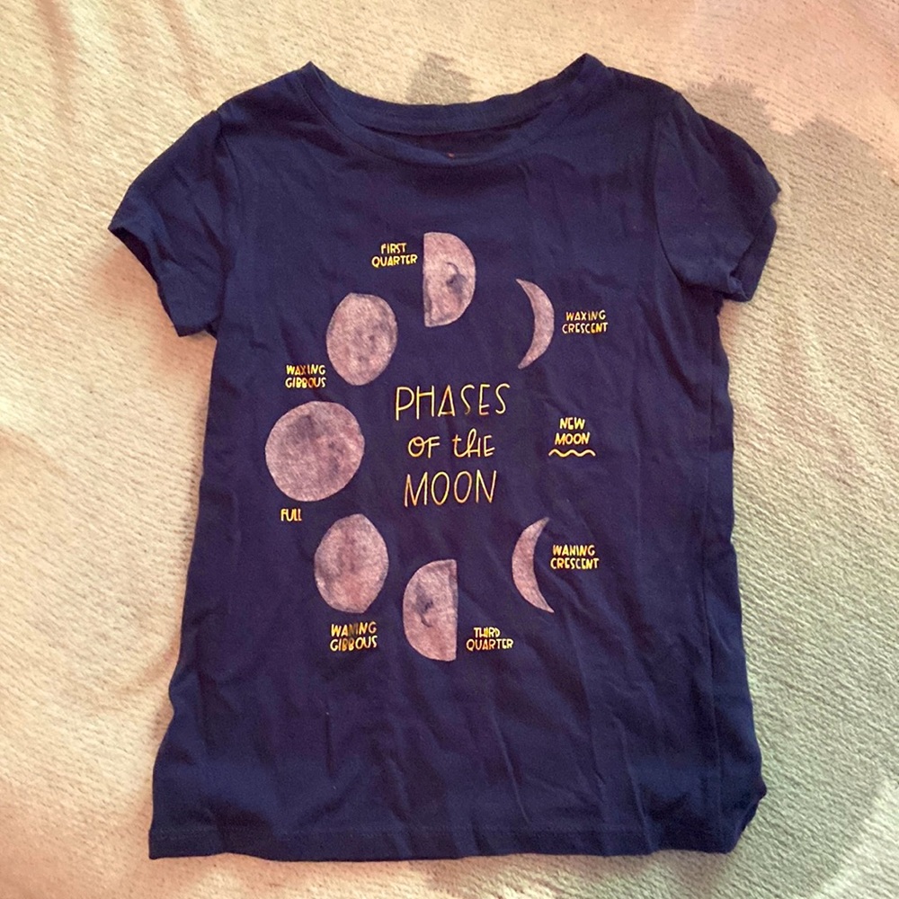 Cat and Jack moon phase tee